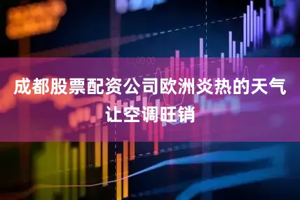 成都股票配资公司欧洲炎热的天气让空调旺销